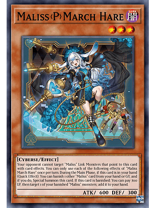 Maliss <P> March Hare - ALIN-EN023 - Secret Rare 1st Edition