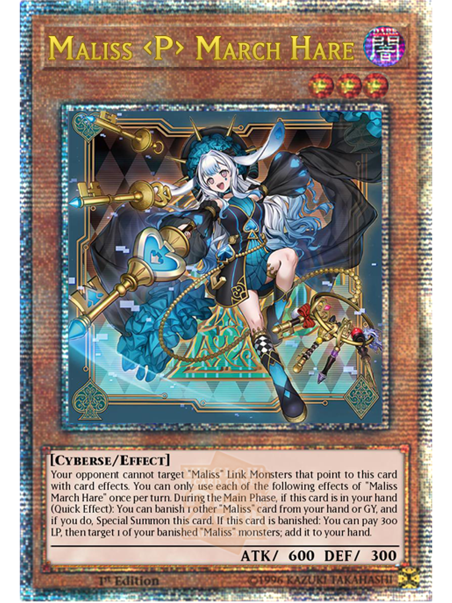 Maliss <P> March Hare - ALIN-EN023 - Quarter Century Secret Rare 1st Edition 1