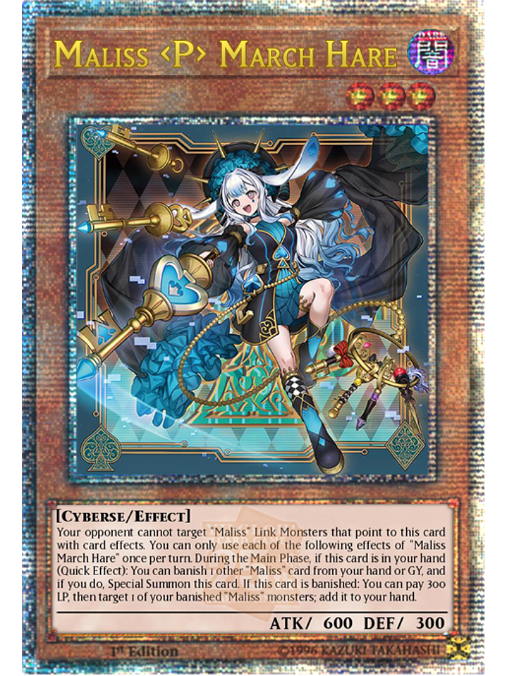 Maliss <P> March Hare - ALIN-EN023 - Quarter Century Secret Rare 1st Edition 1