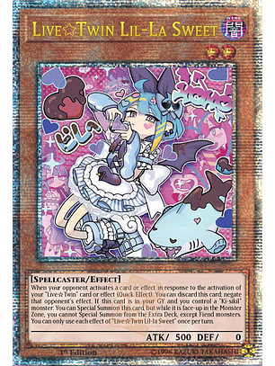 Live☆Twin Lil-la Sweet - ALIN-EN028 - Quarter Century Secret Rare 1st Edition