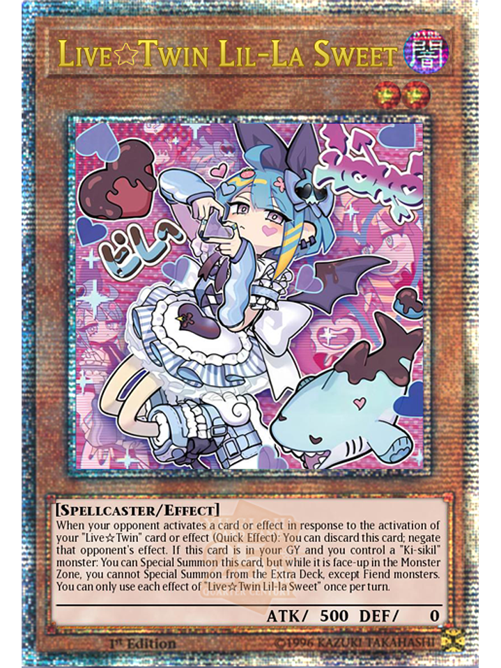 Live☆Twin Lil-la Sweet - ALIN-EN028 - Quarter Century Secret Rare 1st Edition 1