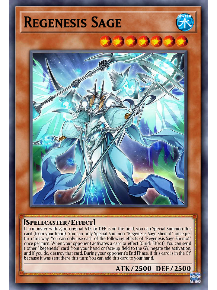 Regenesis Sage - ALIN-EN014 - Quarter Century Secret Rare 1st Edition 1