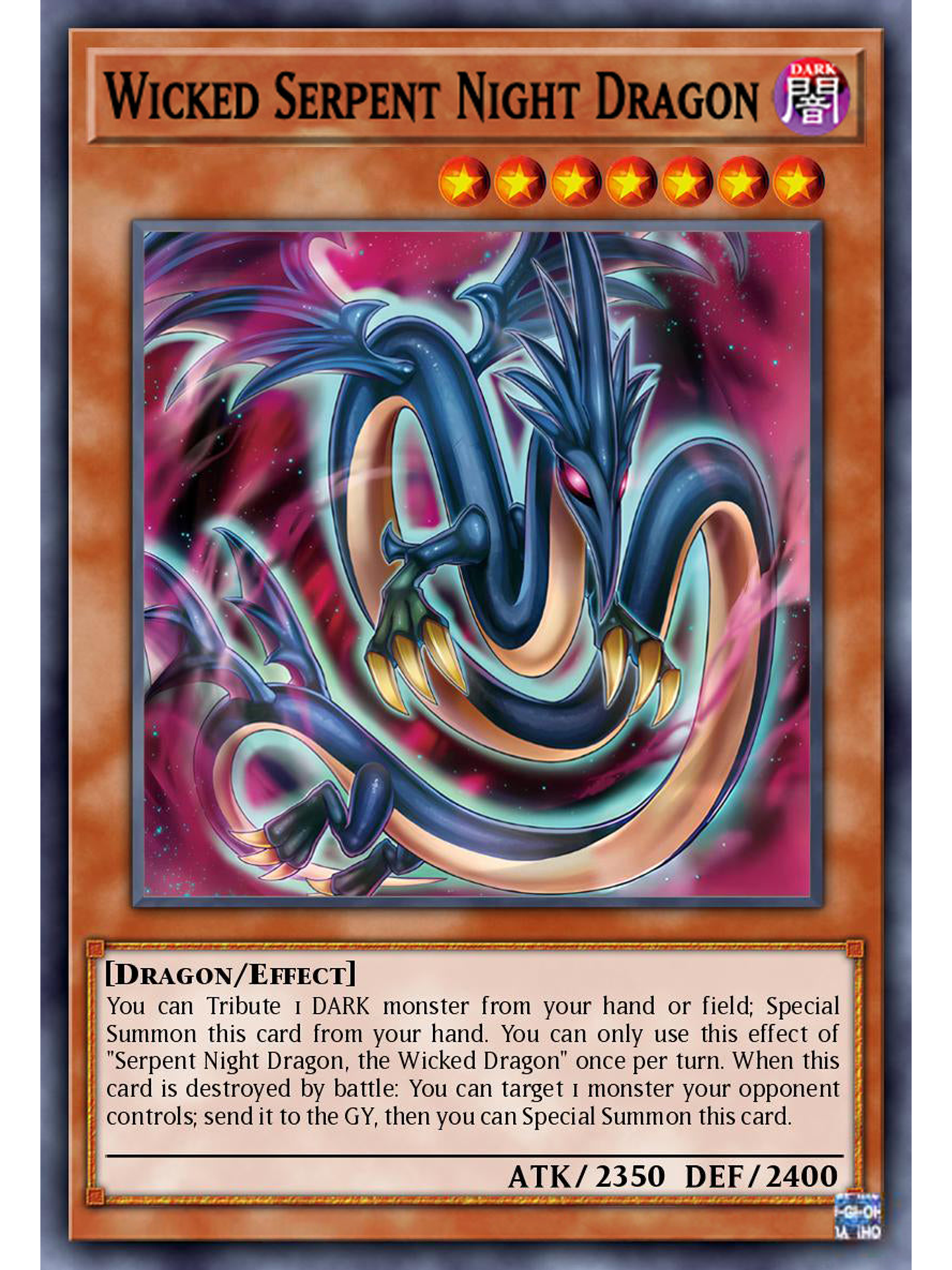 Wicked Serpent Night Dragon - ALIN-EN031 - Common 1st Edition 1