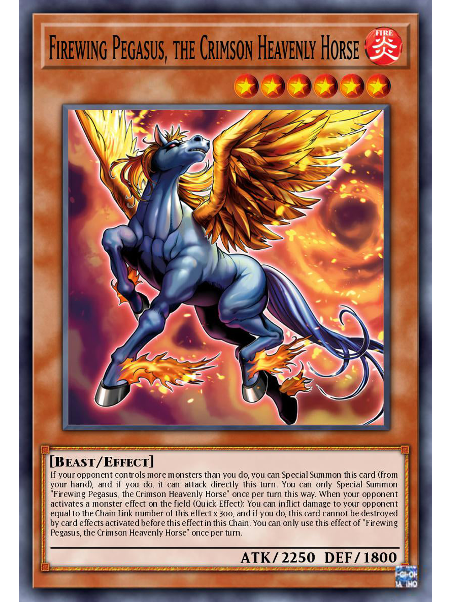 Crimson Firewing Pegasus - ALIN-EN032 - Common 1st Edition 1