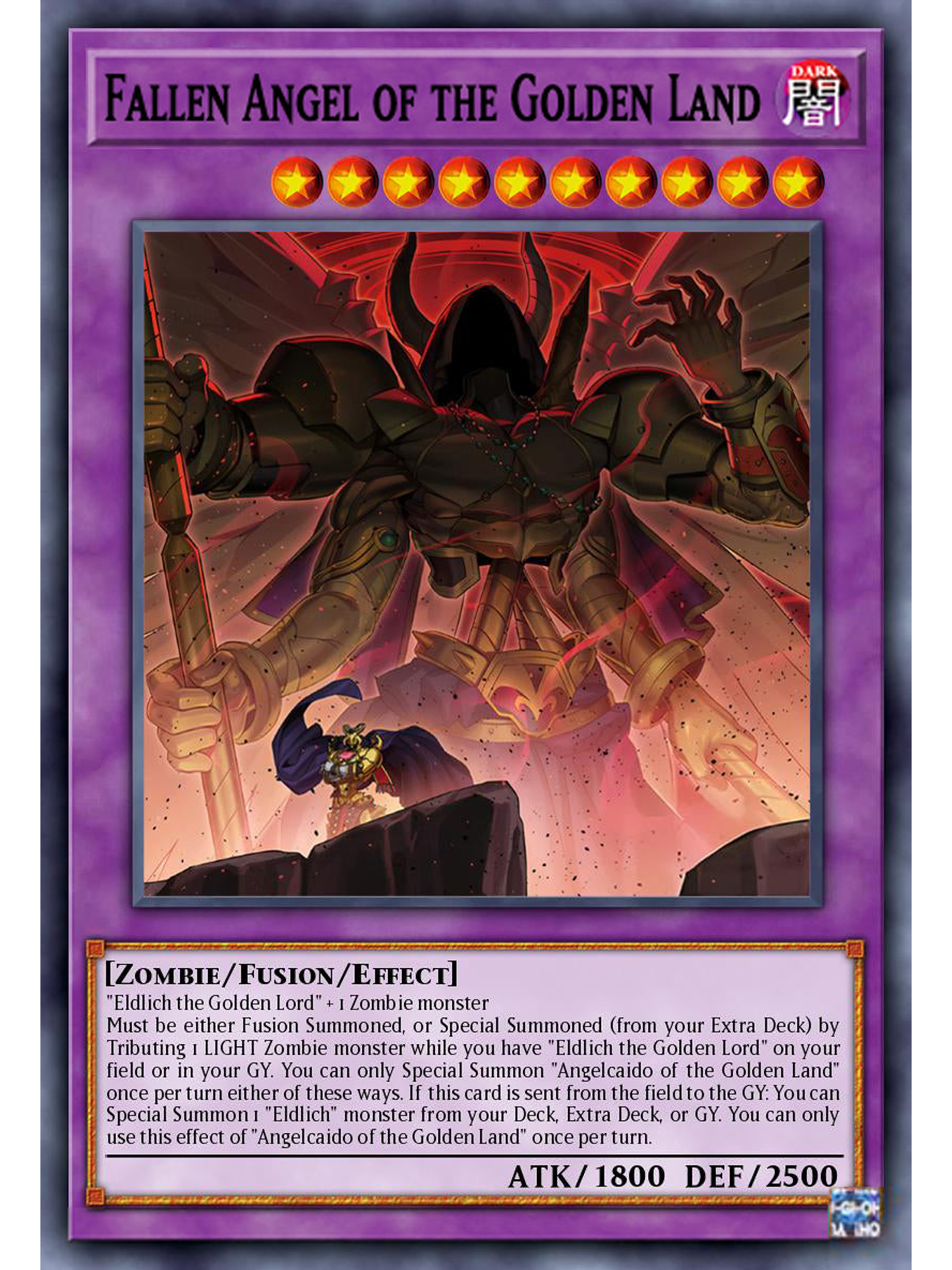 Fallen Angel of the Golden Land - ALIN-EN036 - Ultra Rare 1st Edition 1