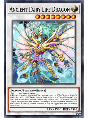 Ancient Fairy Life Dragon - ALIN-EN039 - Super Rare 1st Edition