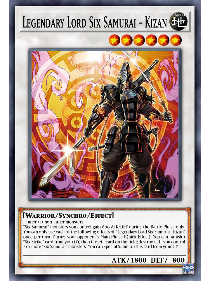 Legendary Lord Six Samurai - Kizan - ALIN-EN042 - Common 1st Edition 1