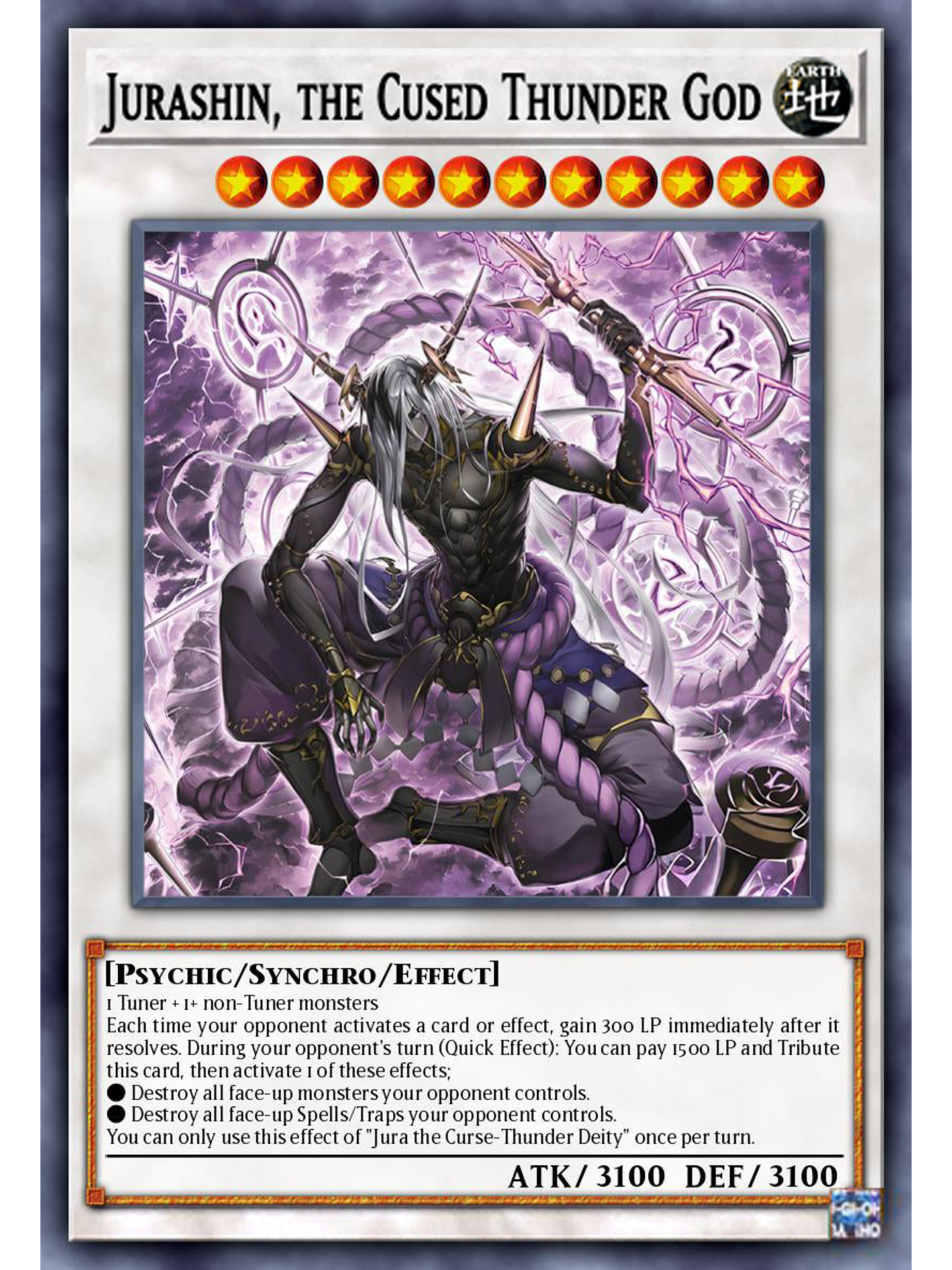 Juraishin, the Cursed Thunder God - ALIN-EN043 - Ultra Rare 1st Edition 1