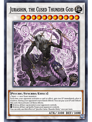 Juraishin, the Cursed Thunder God - ALIN-EN043 - Ultra Rare 1st Edition