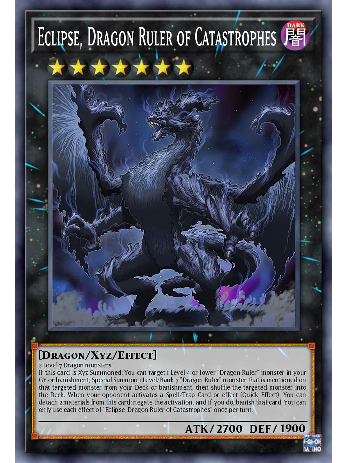 Eclipse, Dragon Ruler of Catastrophes - ALIN-EN048 - Ultra Rare 1st Edition 1