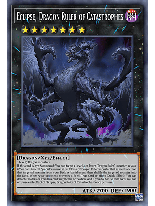 Eclipse, Dragon Ruler of Catastrophes - ALIN-EN048 - Ultra Rare 1st Edition