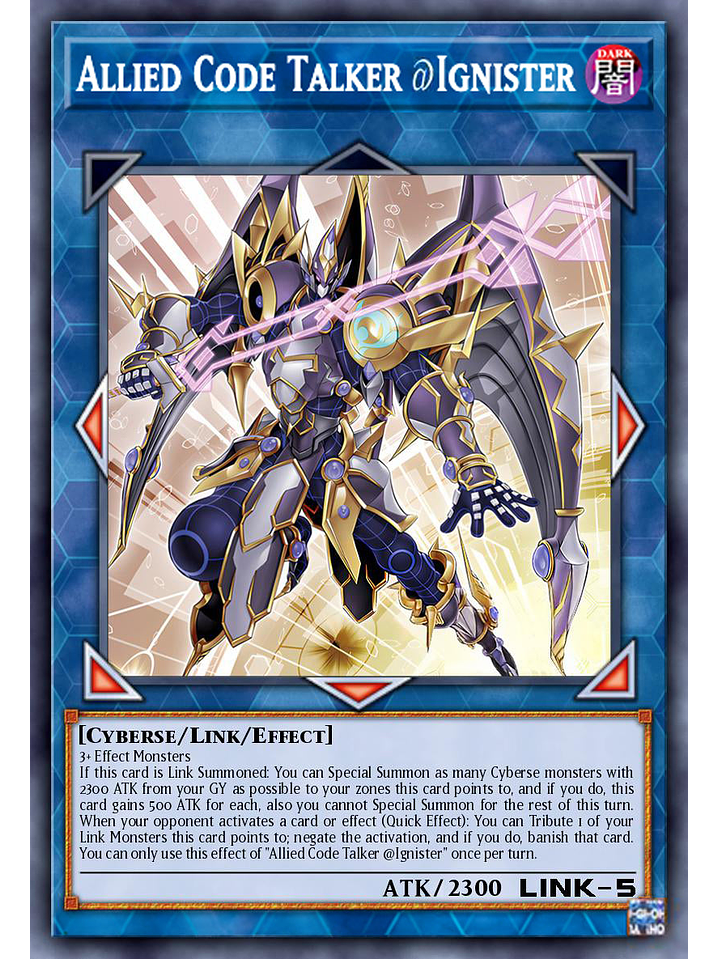 Allied Code Talker @Ignister - ALIN-EN051 - Secret Rare 1st Edition 1