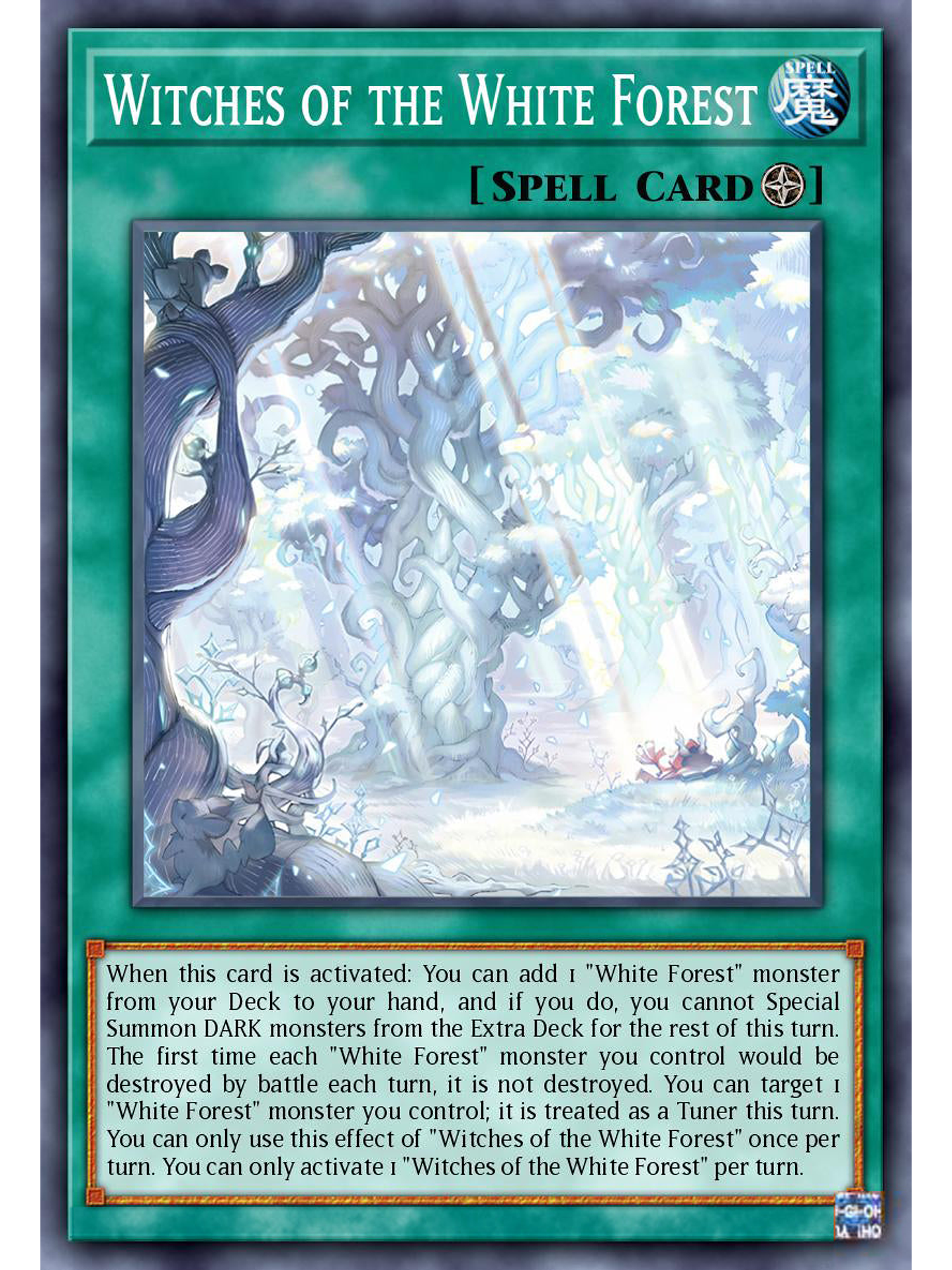 Witch of the White Forest - ALIN-EN058 - Ultra Rare 1st Edition 1