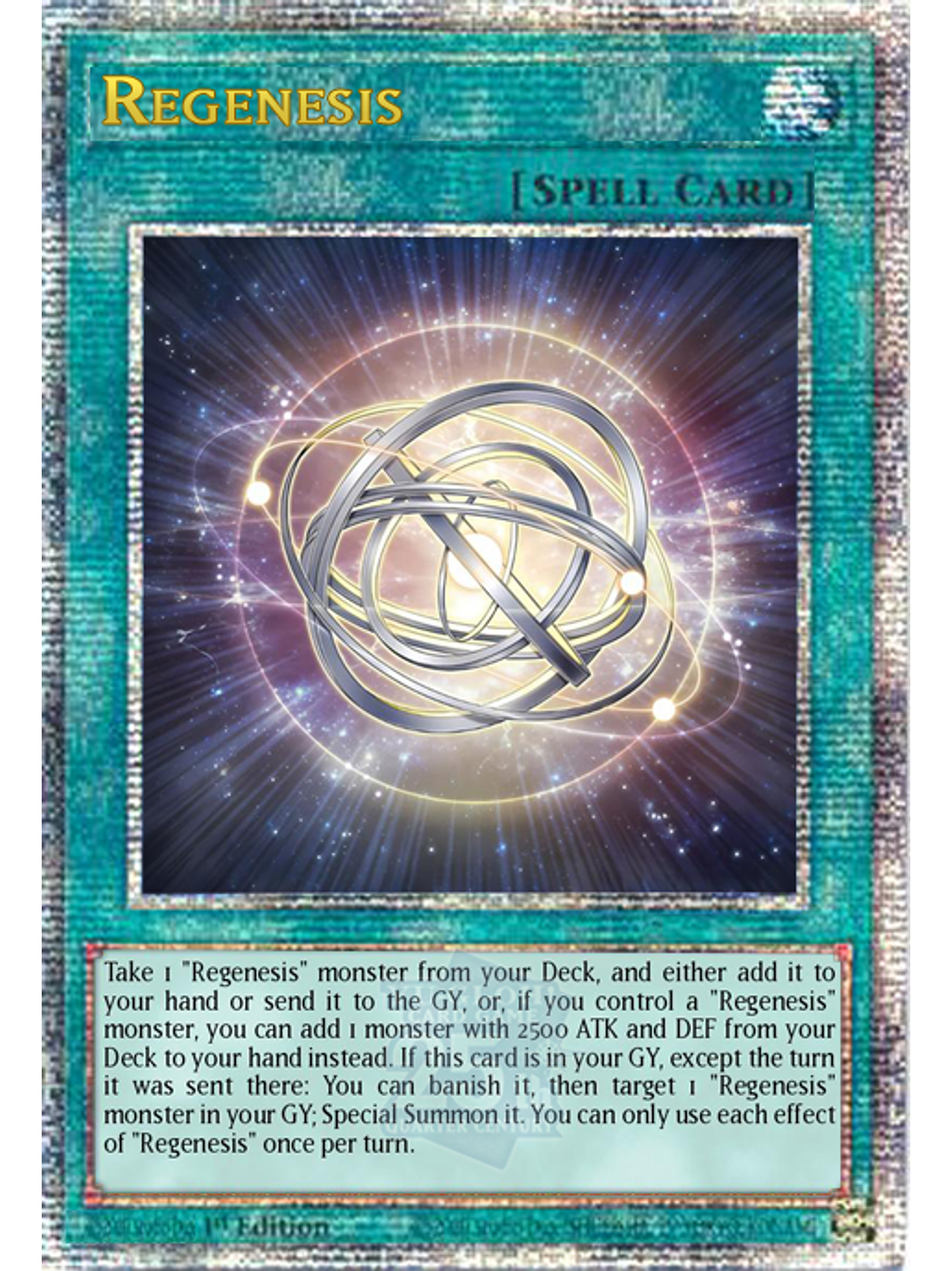 Regenesis - ALIN-EN059 - Quarter Century Secret Rare 1st Edition 1