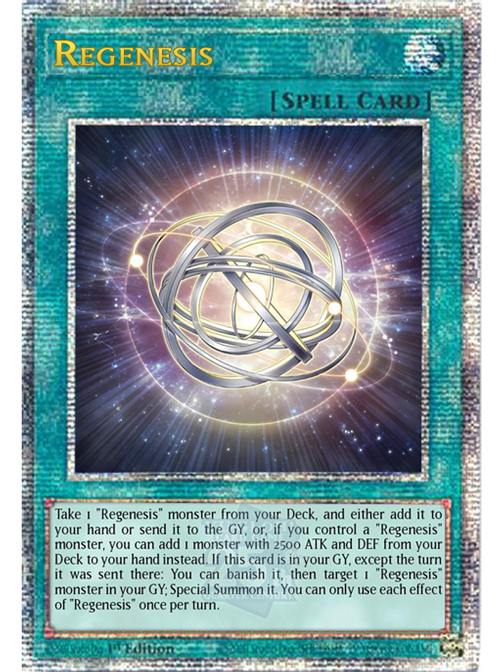 Regenesis - ALIN-EN059 - Quarter Century Secret Rare 1st Edition 1