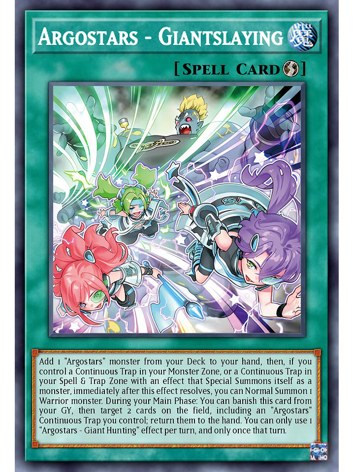 Argostars - Giantslaying - ALIN-EN062 - Super Rare 1st Edition 1
