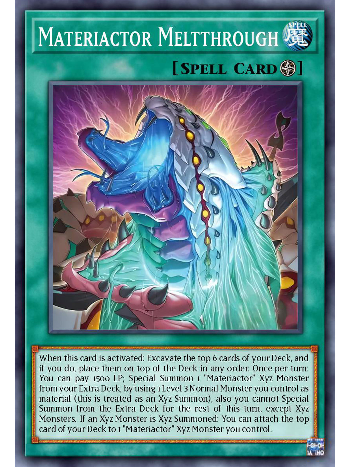 Materiactor Meltthrough - ALIN-EN063 - Common 1st Edition 1