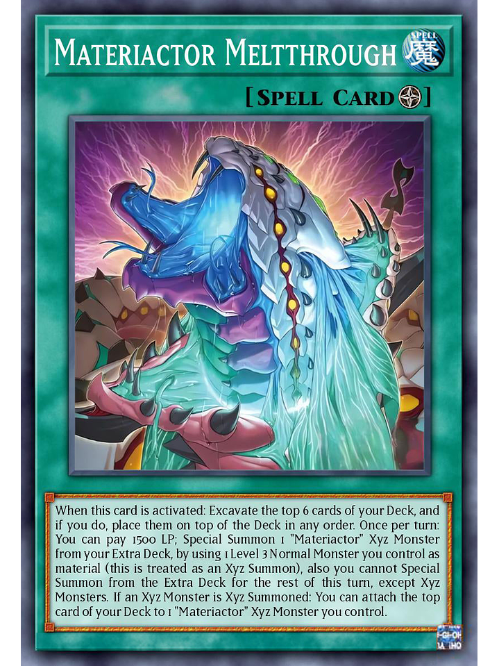 Materiactor Meltthrough - ALIN-EN063 - Common 1st Edition 1