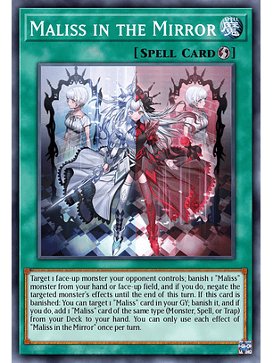 Maliss in the Mirror - ALIN-EN064 - Super Rare 1st Edition