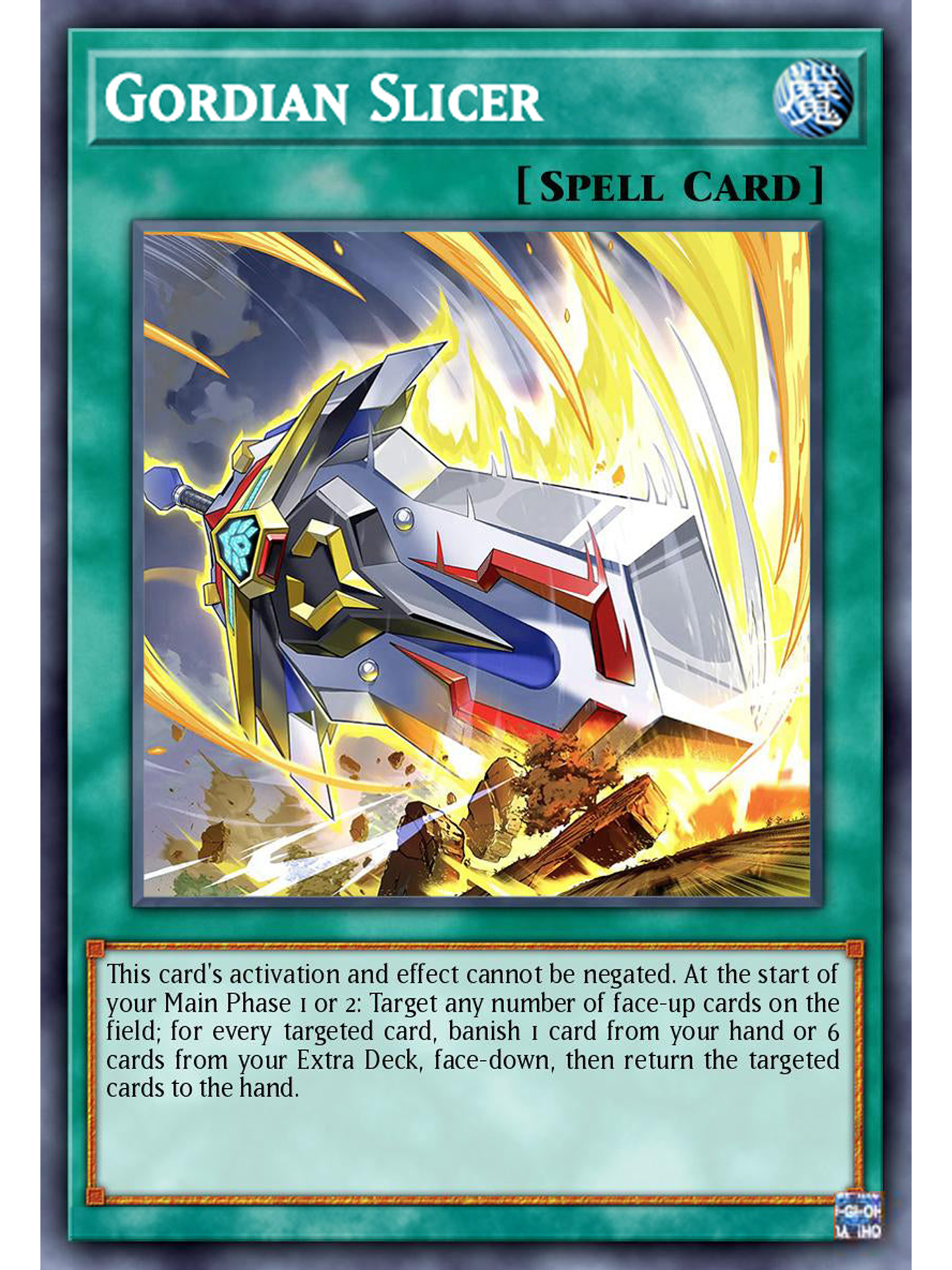 Gordian Slicer - ALIN-EN066 - Secret Rare 1st Edition 1