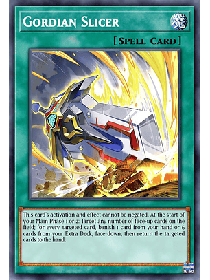 Gordian Slicer - ALIN-EN066 - Secret Rare 1st Edition