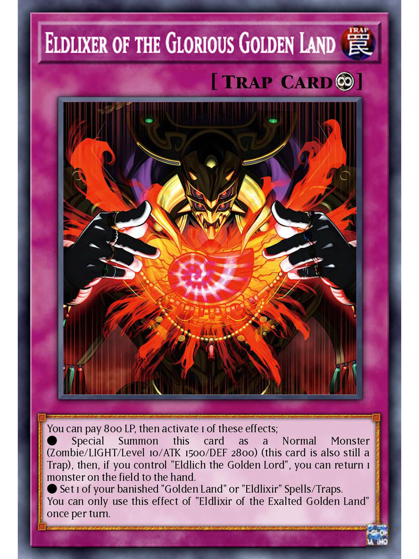 Eldlixir of the Glorious Golden Land - ALIN-EN077 - Super Rare 1st Edition 1