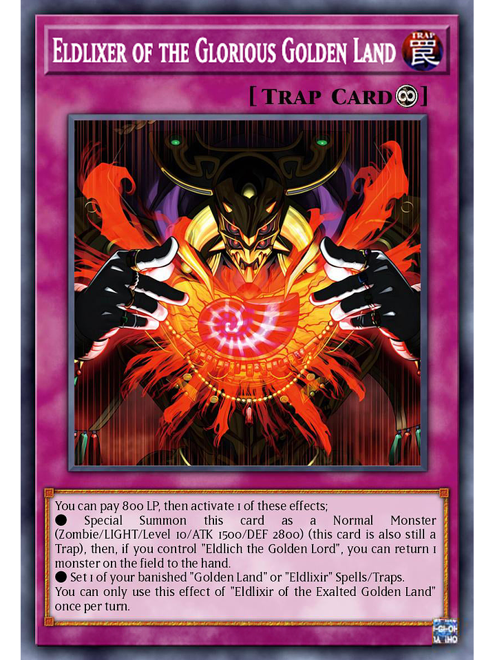 Eldlixir of the Glorious Golden Land - ALIN-EN077 - Super Rare 1st Edition 1