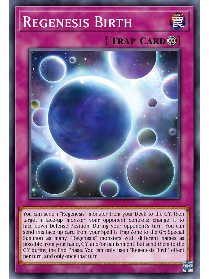 Regenesis Birth - ALIN-EN074 - Common 1st Edition 1