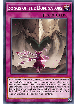 Songs of the Dominators - ALIN-EN078 - Secret Rare 1st Edition