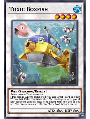 Toxic Boxfish - ALIN-EN085 - Super Rare 1st Edition