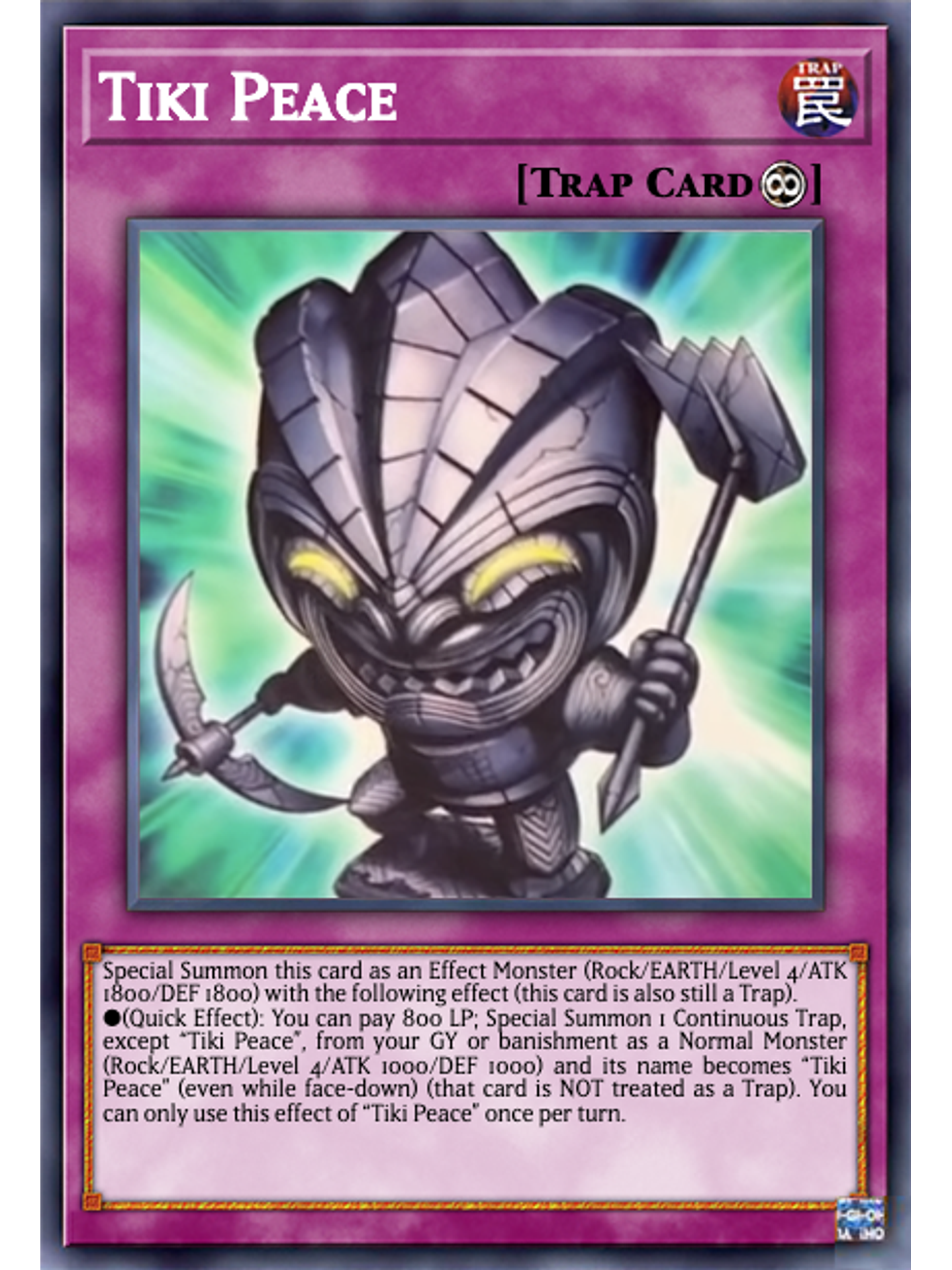 Tiki Peace - ALIN-EN089 - Common 1st Edition 1