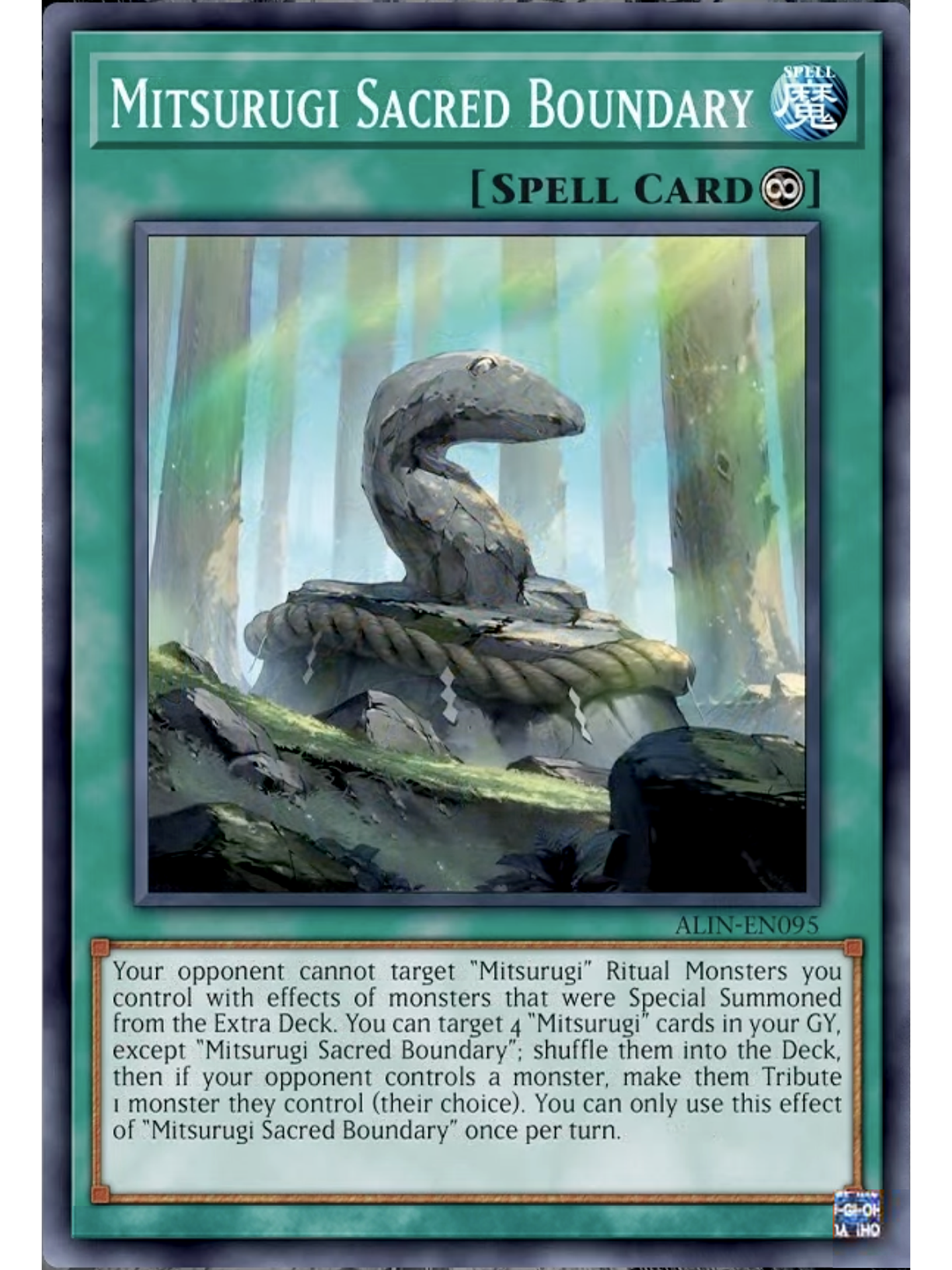 Mitsurugi Sacred Boundary - ALIN-EN095 - Common 1st Edition 1