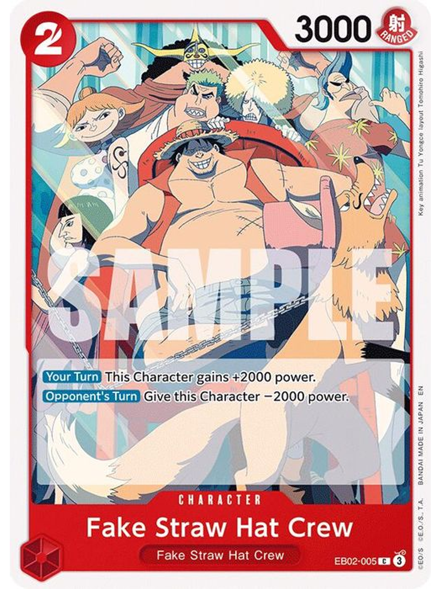 EB02-005 C Fake Straw Hat Crew 1