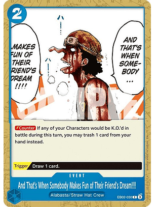 EB02-030 C And That's When Somebody Makes Fun of Their Friend's Dream!!!!