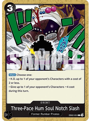 EB02-051 C Three-Pace Hum Soul Notch Slash