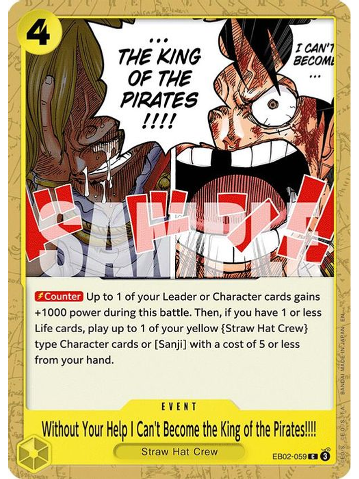 EB02-059 C Without Your Help I Can't Become the King of the Pirates!!!! 1