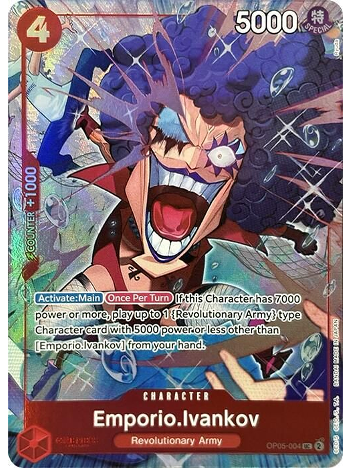 OP05-004 (Alternate Art) Emporio.Ivankov 1