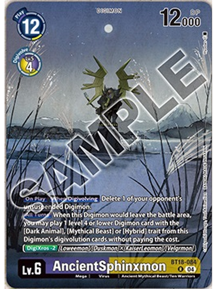 BT18-084 (Alternate Art) AncientSphinxmon 1