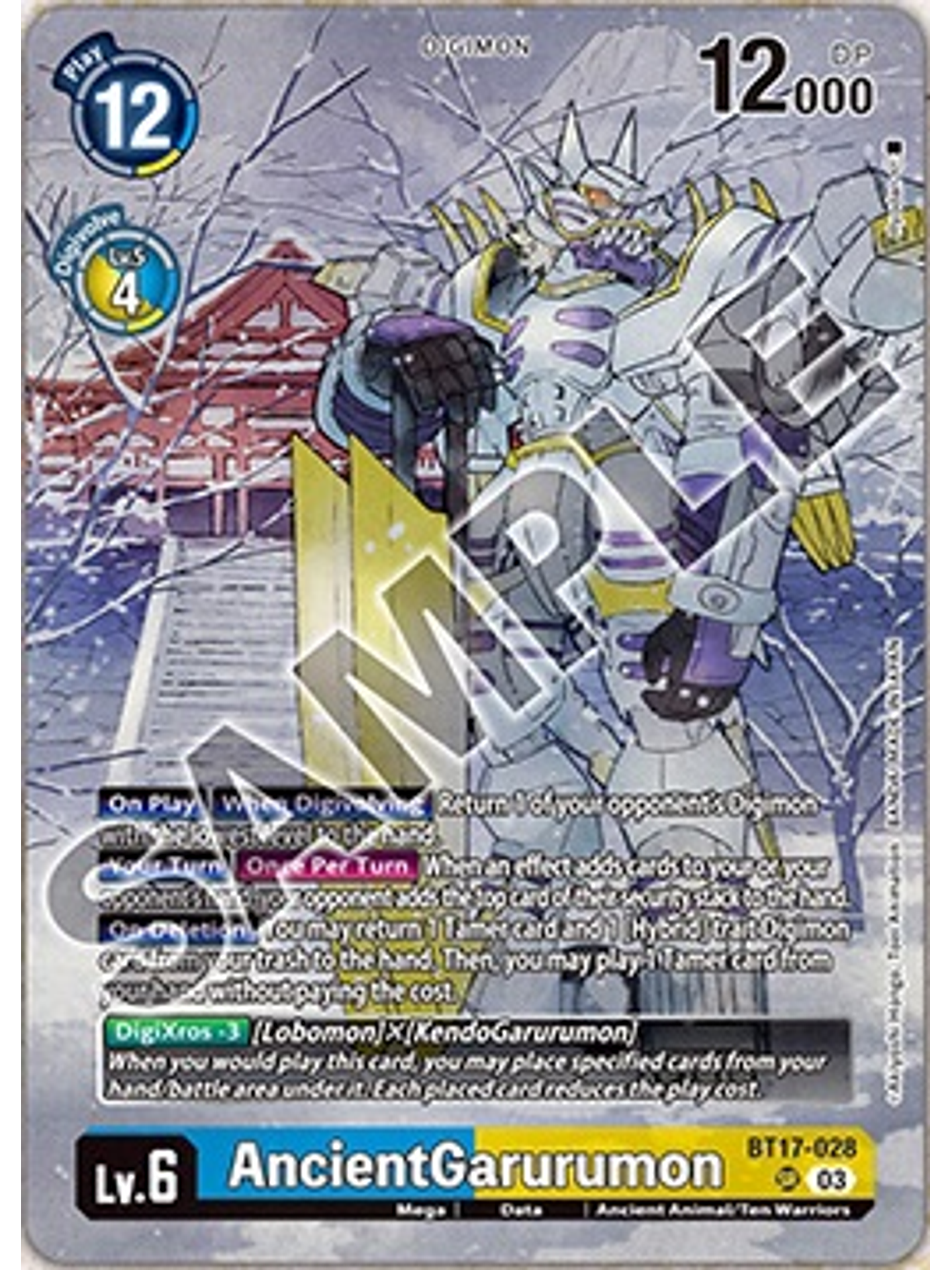 BT17-028 (Alternate Art) AncientGarurumon 1
