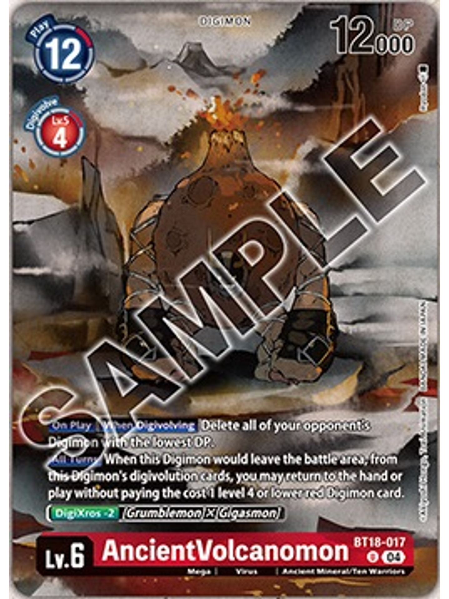 BT18-017 (Alternate Art) AncientVolcanomon 1