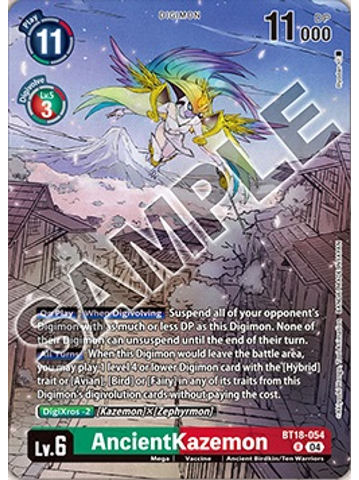 BT18-054 (Alternate Art) AncientKazemon 1