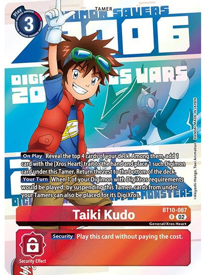 BT10-087 (Alternate Art) Taiki Kudo 1