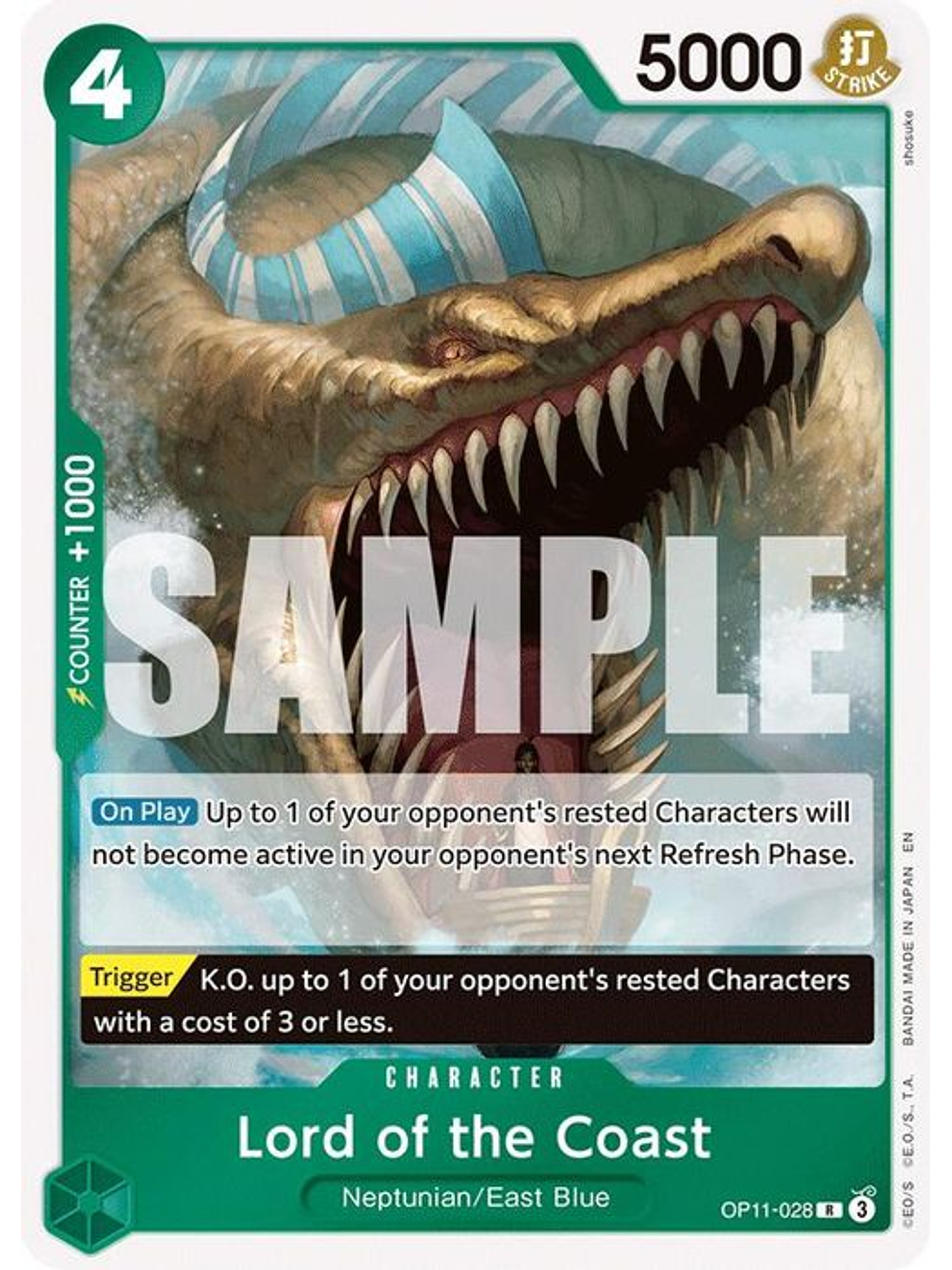 OP11-028 R Lord of the Coast 1