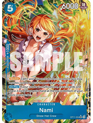 OP11-054 (Alternate Art) Nami (054)