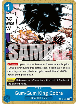 OP11-059 C Gum-Gum King Cobra