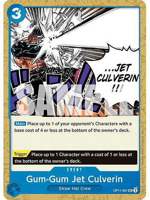 OP11-061 U Gum-Gum Jet Culverin