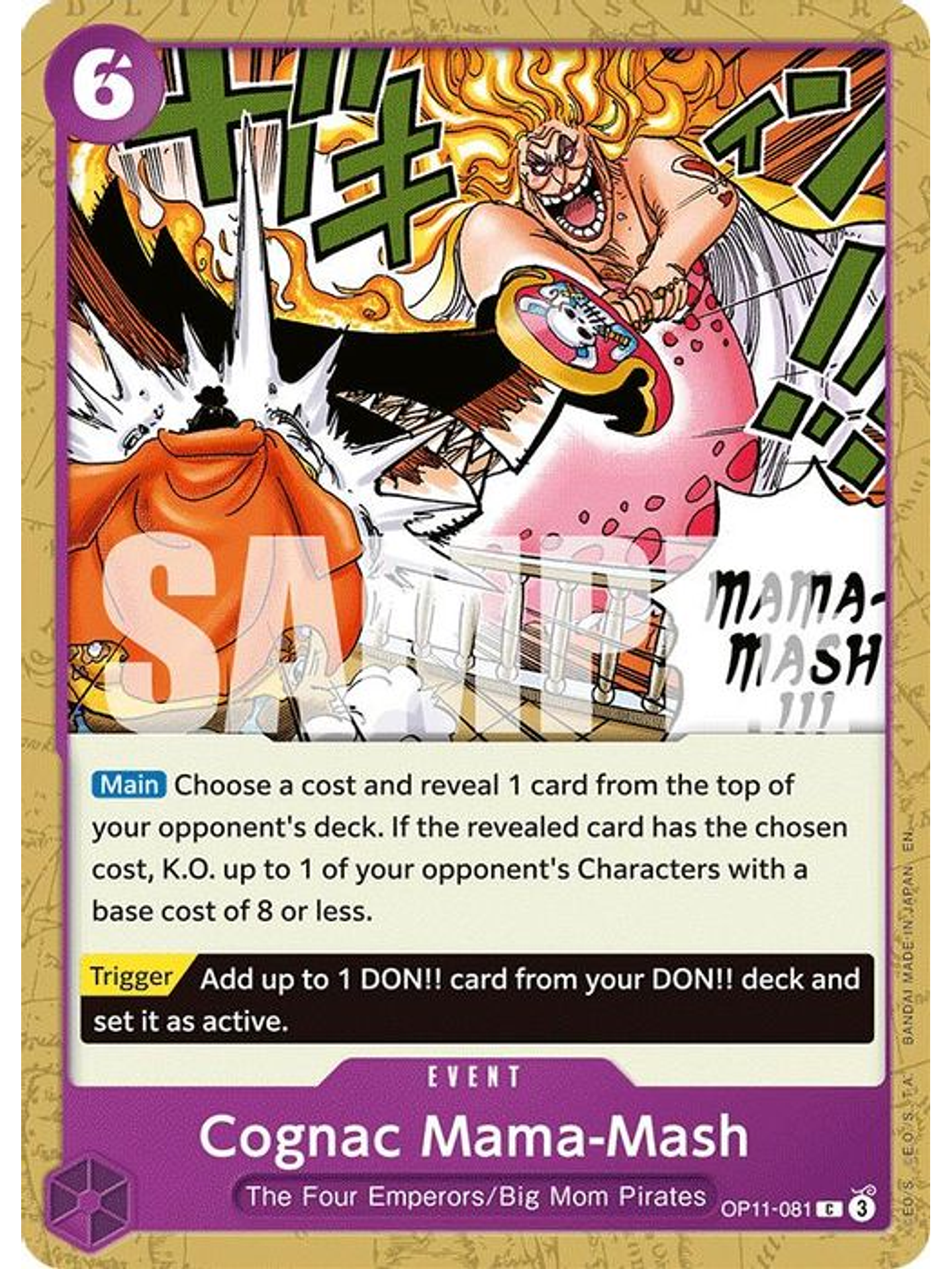 OP11-081 C Cognac Mama-Mash 1