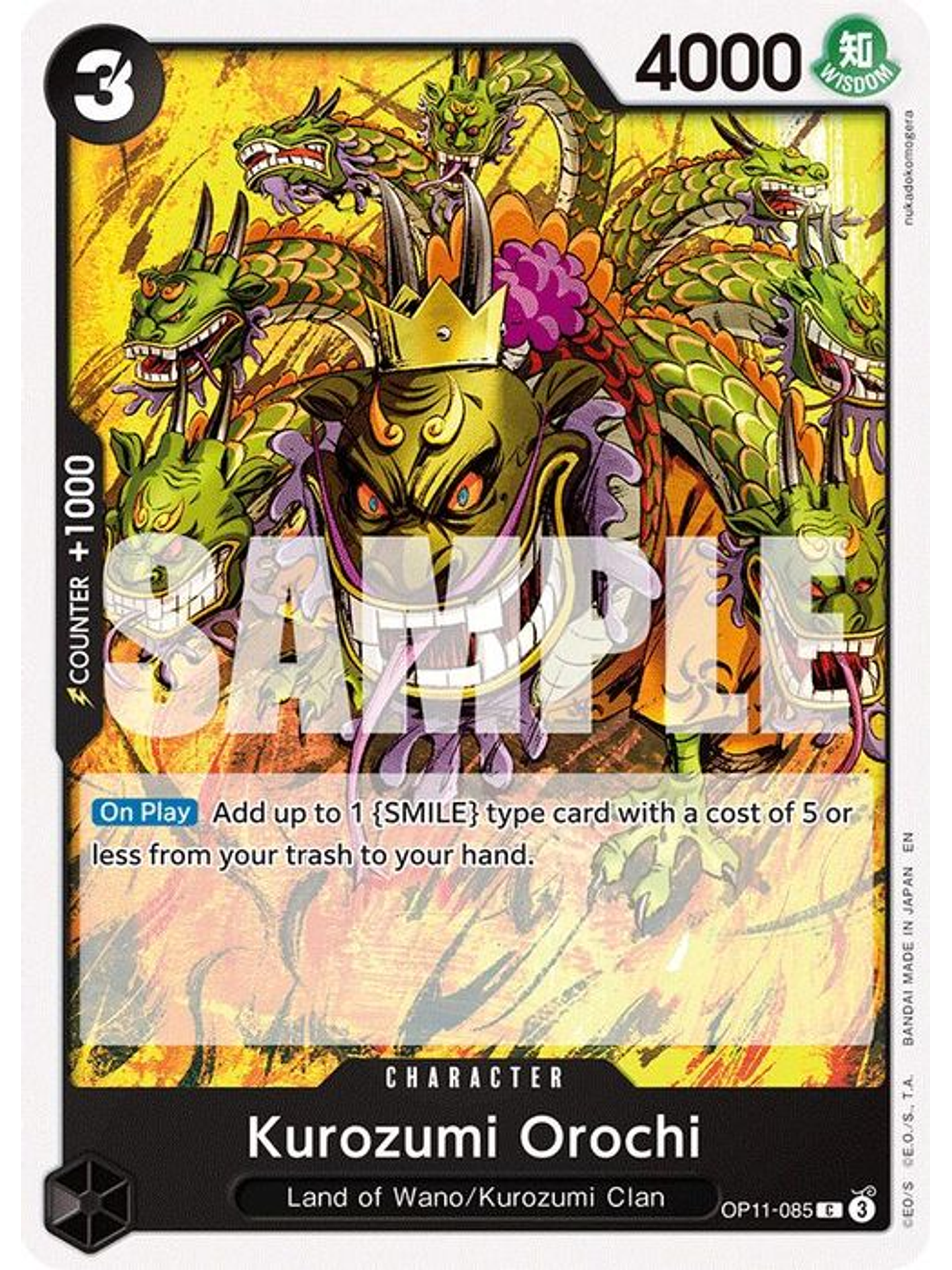 OP11-085 C Kurozumi Orochi 1