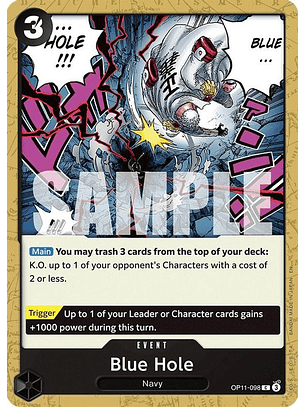 OP11-098 C Blue Hole