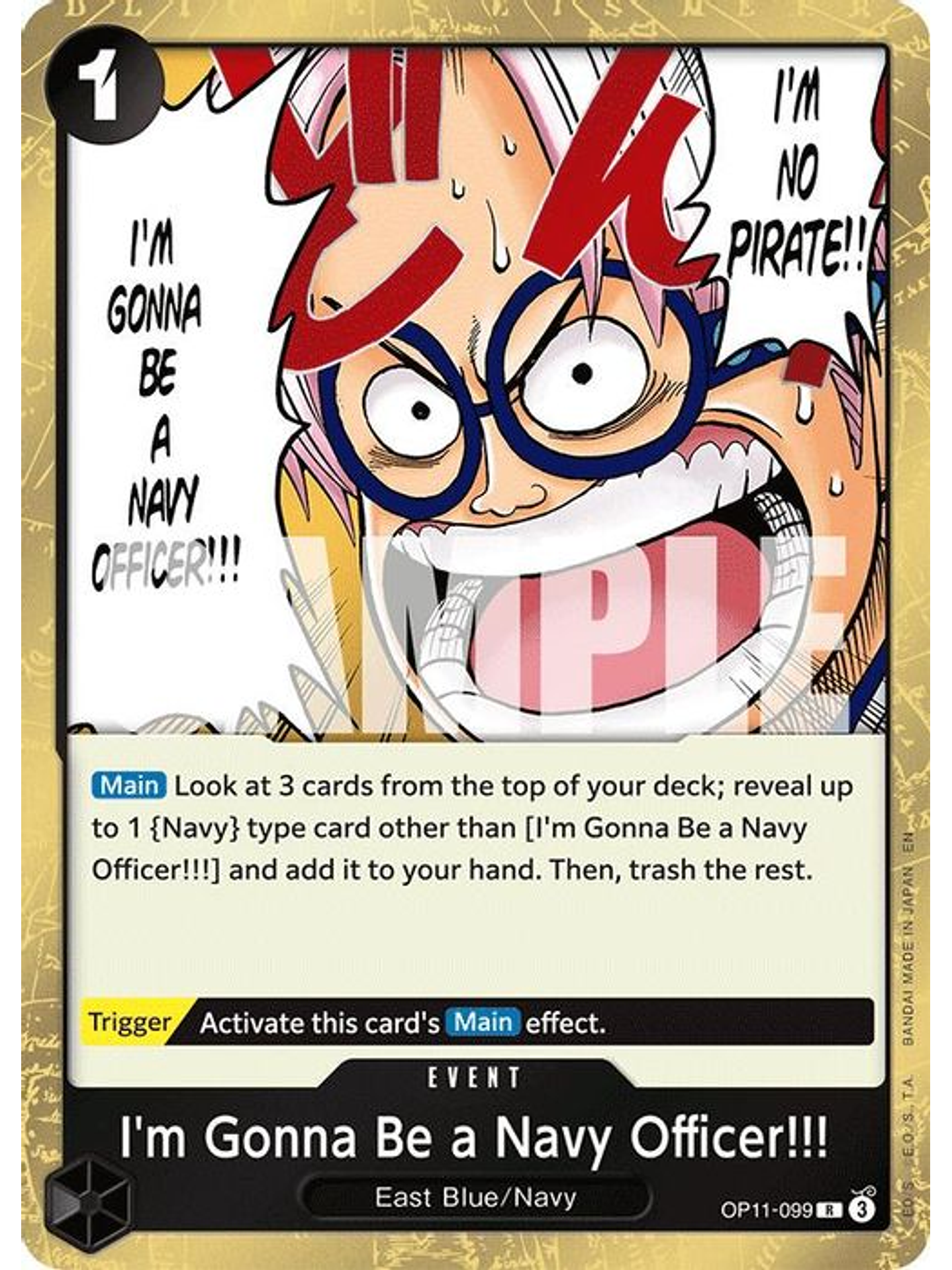 OP11-099 R I'm Gonna Be a Navy Officer!!! 1